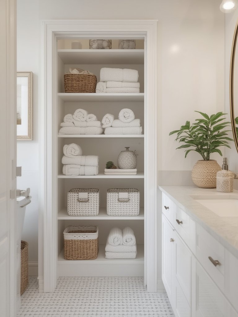 bathroom linen declutter - Illustration 3