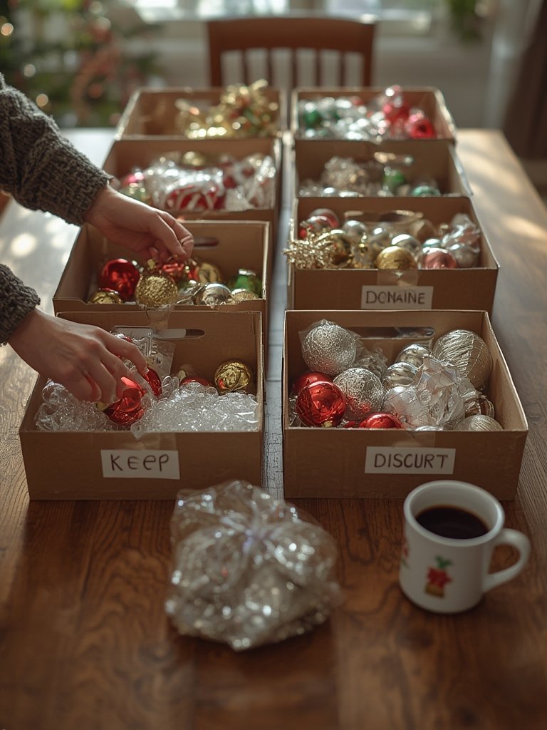 holiday decoration declutter - Illustration 2